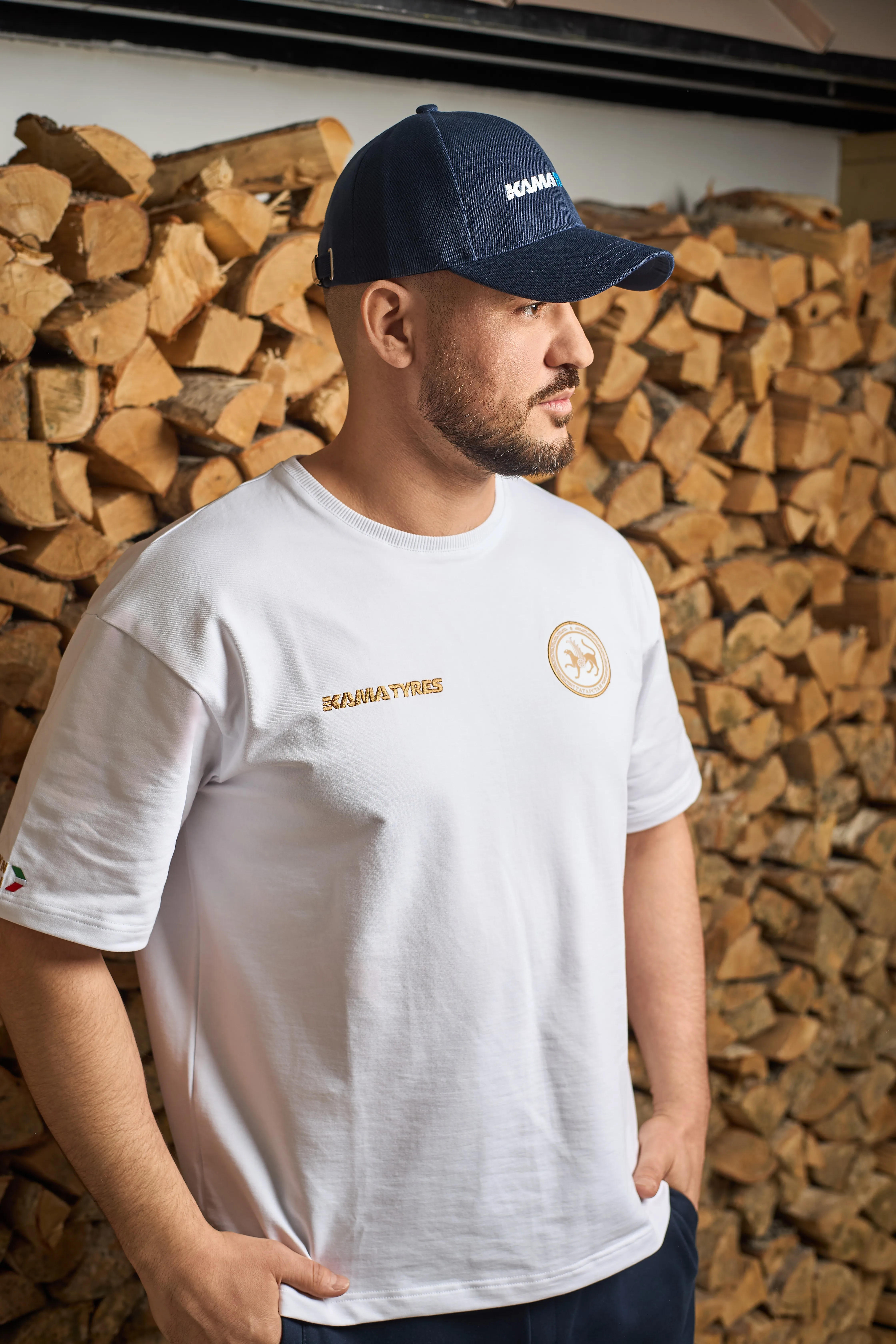 Футболка KAMA TYRES белая мужская